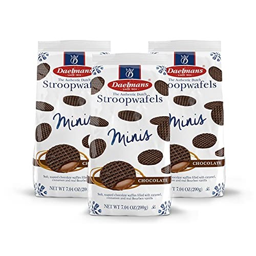Daelmans Stroopwafels, Dutch Waffles Soft Toasted, Chocolate, Of