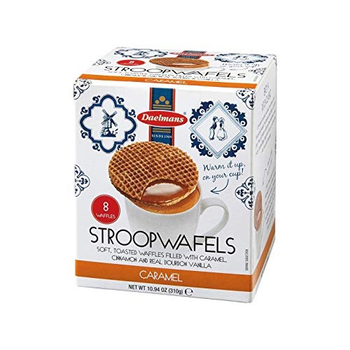 Daelmans Stroopwafel Cookie Assortment 4 Boxes 2-Caramel, 1 H