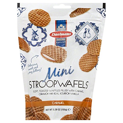 Daelmans Stroopwafel Minis, Caramel, 5.29 Oz