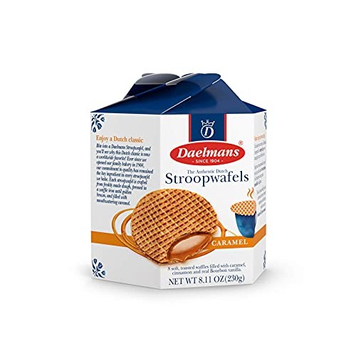 Daelmans Stroopwafels, Dutch Waffles Soft Toasted, 24 Pack Caram