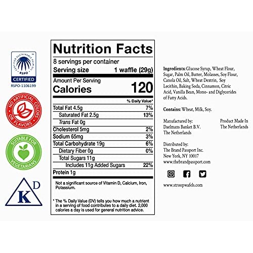 Daelmans Stroopwafels, Dutch Waffles Soft Toasted, 24 Pack Caram