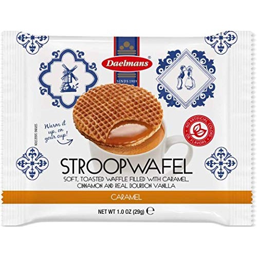 Daelmans Stroopwafels, Dutch Waffles Soft Toasted, 24 Pack Caram
