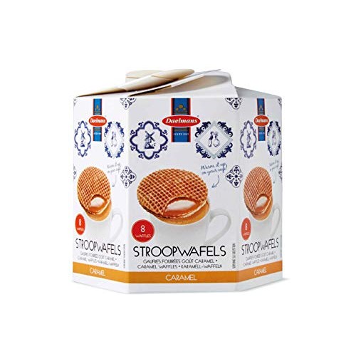 Daelmans Stroopwafels Wafers In Hexa Box 8.11 Ounce Pack Of 4
