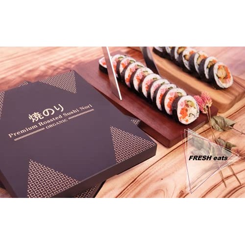 Dagagam Sushi Nori 4Oz 50 Full Sheets : Premium Seaweed Sheets