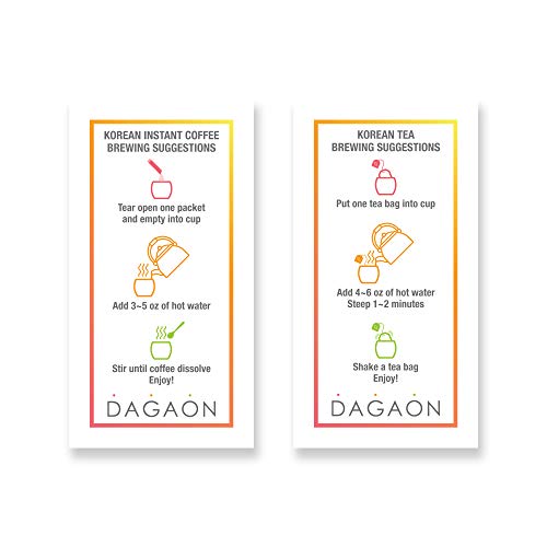 Dagaon Favorite Korean Snack Box 30 Count - Appetizing Gift and ...