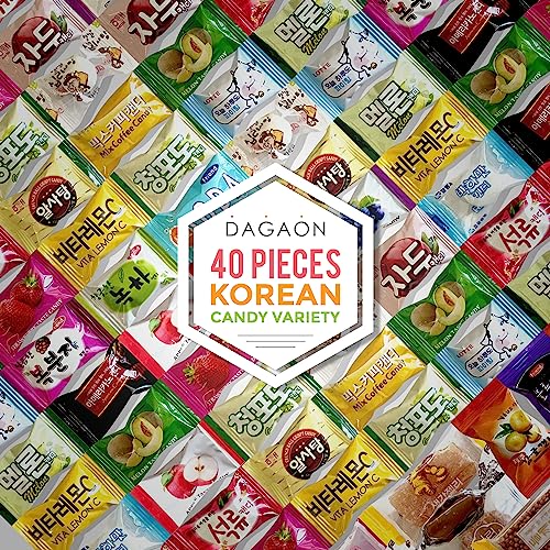 Dagaon - Korean Candy - 40 Pieces. Assortment of Candies from Ko...