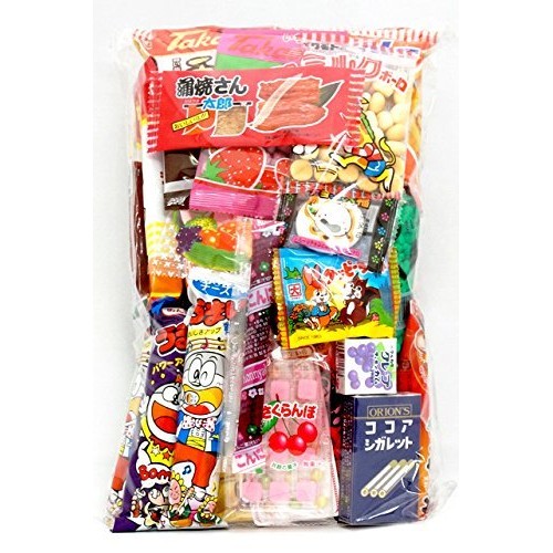 Assorted Japanese Junk Food Snack Dagashi Economical 34 Packs