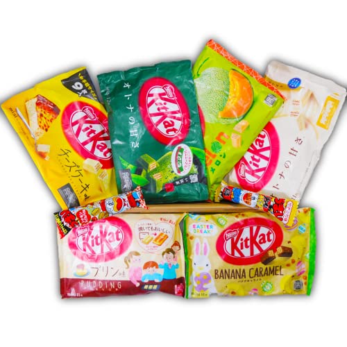 DagashiyaBox Japanese Treats Snacks Assortment Box with 60~70 Ba...
