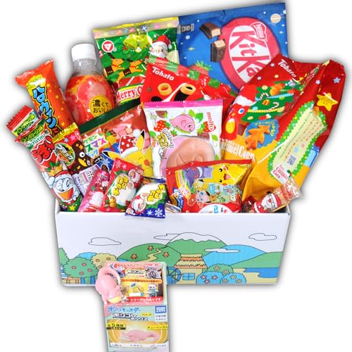 Japanese Snacks Dagashiya Box Pack 20 Count Individual Wrapped G...