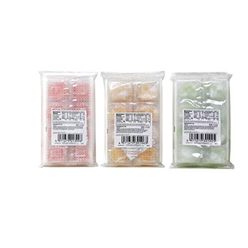 Japanese Mochi Fruits Daifuku Rice Cake Strawberry, Melon, Gre