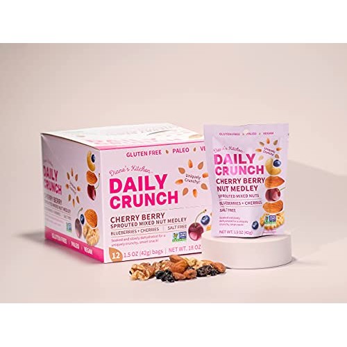 Mini Bags - Daily Crunch Cherry Berry Nut Medley, Salt-Free - Sp