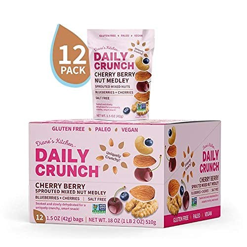 Mini Bags - Daily Crunch Cherry Berry Nut Medley, Salt-Free - Sp
