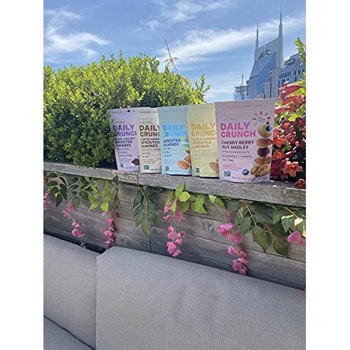 Daily Crunch Sprouted Almonds, 1.5 Ounce Mini, On-The-Go Bags V