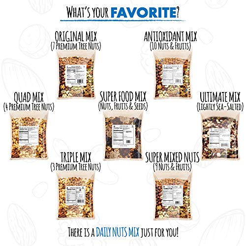 Daily Nuts Antioxidant Mix 7 Tree Nuts + 3 Dried Fruits, 48 Oz