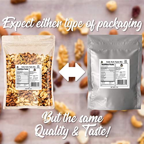 Daily Nuts Triple Mix Mixed Nuts 3Lb Bulk 48 Oz3 Premium Tr