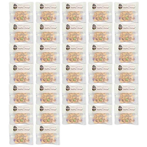 Just Cashews 2 Lb, Whole-Kernel Fresh Light-Roasted, 32 Pack