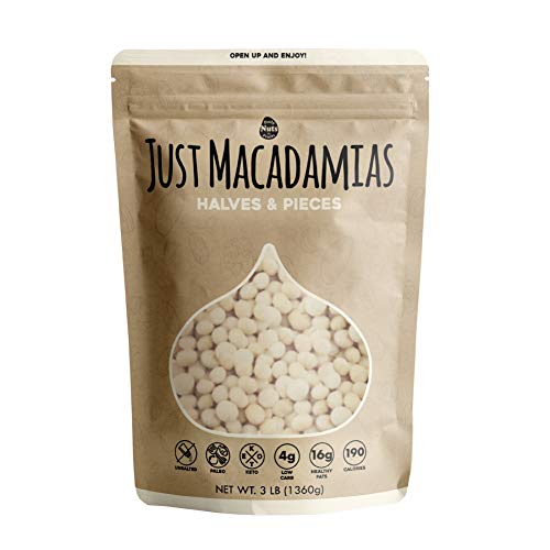 Just Macadamia Nuts Raw, Non-Gmo Project Verified, Certified Gl
