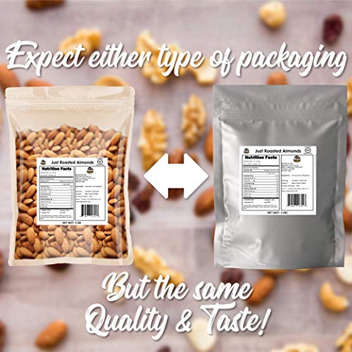 Just Roasted Almonds Whole, Non-Gmo, Certified Gluten Free, Pro