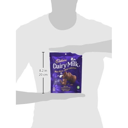 Cadbury Dairy Milk, Milk Chocolate Minis, 152G/5.4Oz Bag, Impor