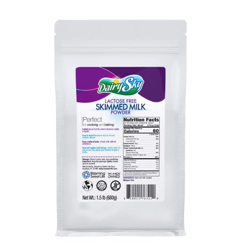 Dairysky Lactose Free Milk Powder 24 Oz - Free Non Gmo Fat Free