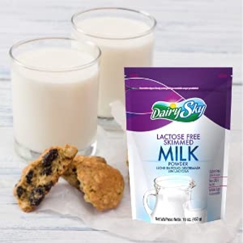 Dairysky Lactose Free Milk Powder - Shelf Stable Powdered Nonfat