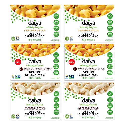 Daiya Cheezy Mac Variety Pack :: 3 Flavors - Cheddar, Bacn Ched