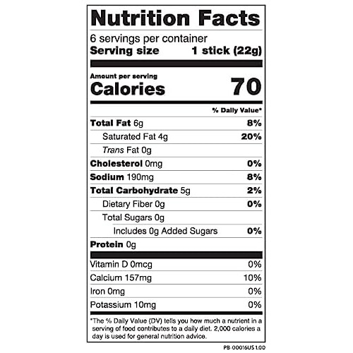 Daiya Dairy Free Cheddar Style Vegan Cheese Sticks, 4.66 Oz Pac...