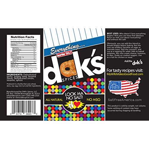 Daks Italian Blast - Italian Salt Free Seasoning With A Kick. A