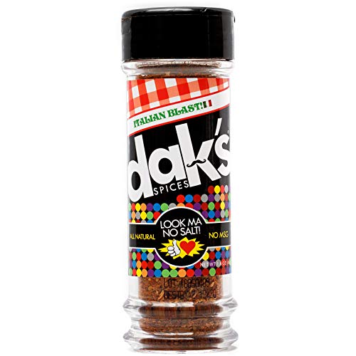 Daks Italian Blast - Italian Salt Free Seasoning With A Kick. A