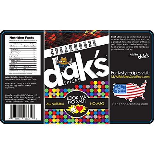 Daks Spices Grill Set 3 Pack – Grill It The No-Sodium Way To Yo