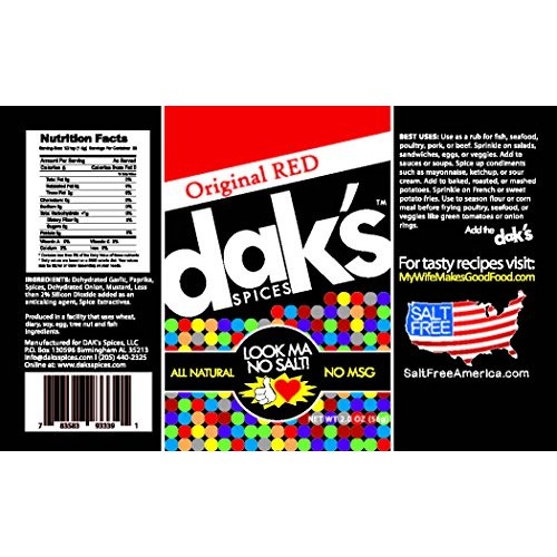 Daks Spices Grill Set 3 Pack – Grill It The No-Sodium Way To Yo