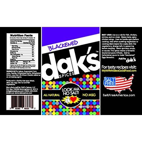 Daks Spices Grill Set 3 Pack – Grill It The No-Sodium Way To Yo