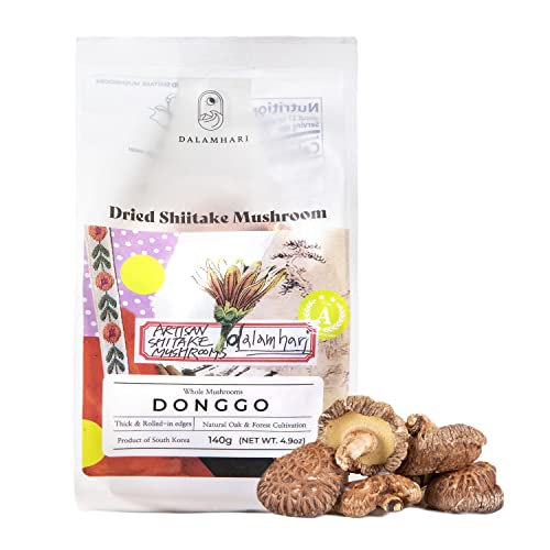 Dalamhari Dried Shiitake Mushrooms Donggo – Grade A+ | Healthy L