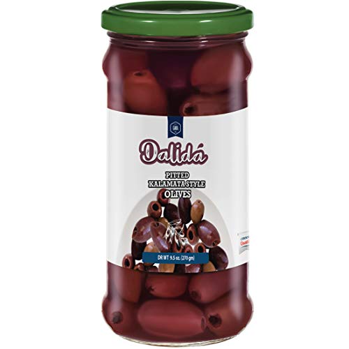 Dalida - Pitted Jumbo Kalamata Style Olives, 16 Oz, Kosher, Glut