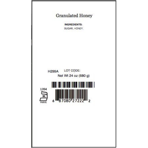 Granulated Honey, 24 Ounce Jar