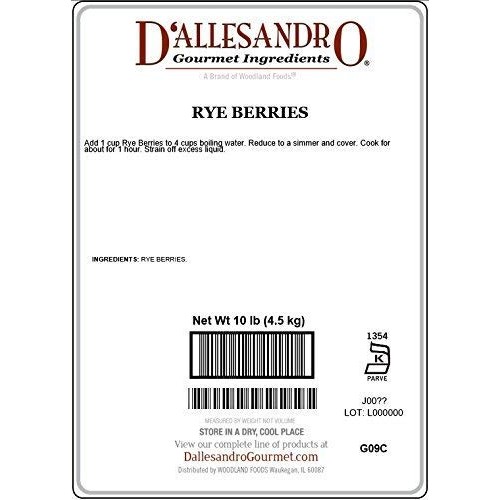 Rye Berries, 10 Pound Box