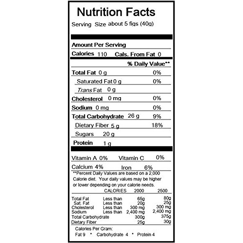Black Mission Figs, 5 Lb Bag