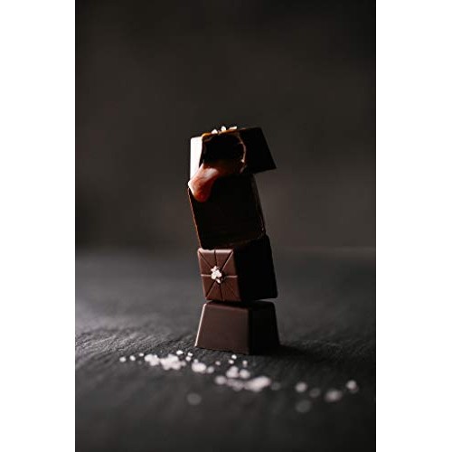 Dallmann Confections Dark Sea Salt Caramel Truffles 9 Piece- F