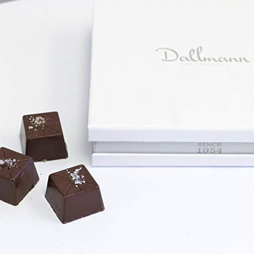 Dallmann Confections Dark Sea Salt Caramel Truffles 9 Piece- F
