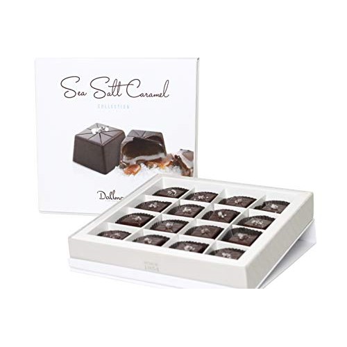 Dallmann Confections Dark Sea Salt Caramel Truffles 9 Piece- F