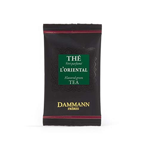 Dammann Freres - Loriental Green Tea - 24 Wrapped Crystal Envel
