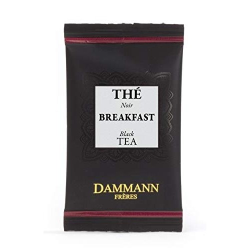 DAMMANN FRERES - BREAKFAST Tea - 120 wrapped crystal envelopped ...