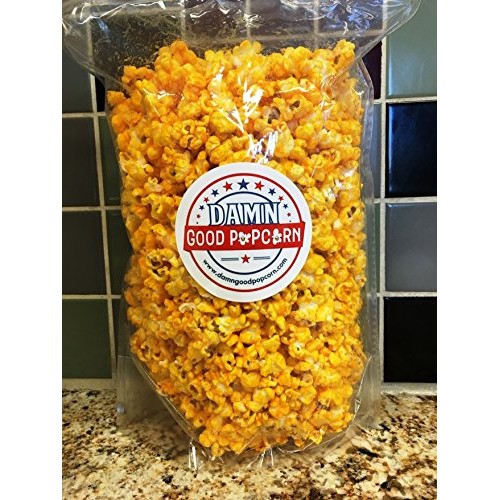 Damn Good Popcorns Gourmet Cheddar Cheesy Popcorn 8 Oz Bag