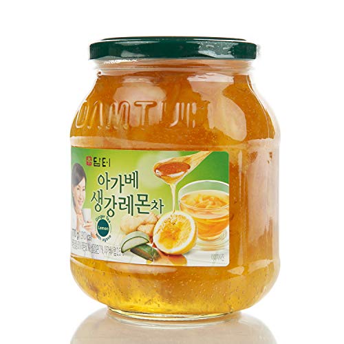 Damtuh Korean Agave Ginger Lemon Tea, Lemon Ginger Tea With Agav