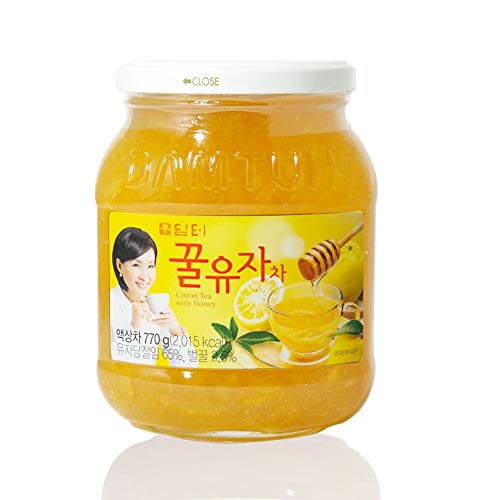 Damtuh Korean Honey Tea, Citron Tea + Agave Lemon Ginger Tea Wit