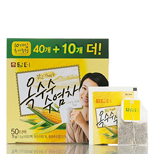 Damtuh Korean Traditional Tea Corn Silk Tea - Caffeine-Free, 100