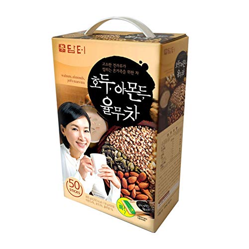 Damtuh Walnut Almond Adlay Tea Jobs Tear, All Natural Tea Pow