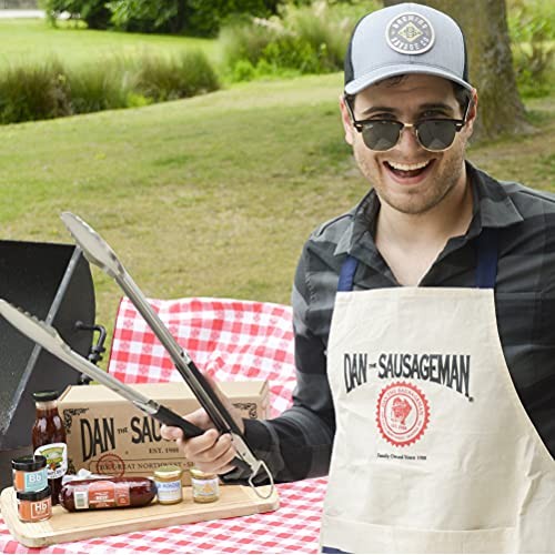 Dan The Sausageman Fathers Day Grill Box With Customizable Apro