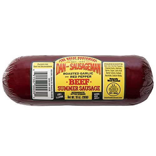 Dan The Sausageman Roasted Garlic Summer Sausage