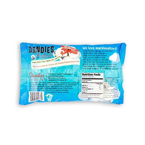 Dandies Vegan Marshmallows, Vanilla, 10 Ounce
